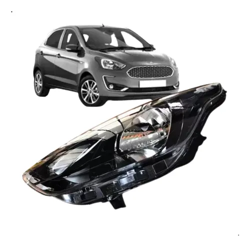 Farol Esquerdo Mascara Negra Ford Ka 2019 2020 2021 Original