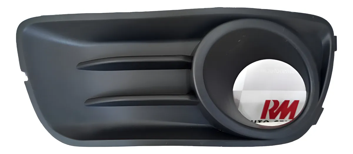 Moldura Farol Milha Esquerdo Palio Way 2004 - 2015 Preto Esquerdo