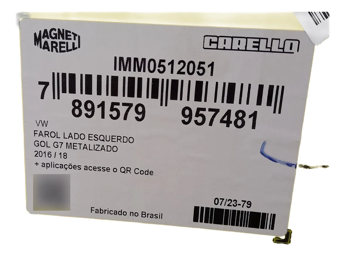 Farol Gol Voyage G7 2017 A 2022 Esquerdo Magneti Marelli Esquerdo/motorista - Imagem 10