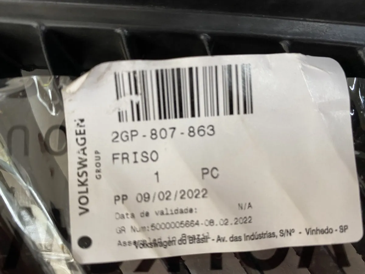 Guia Central Para-choque Tras Volkswagen T-cross 2gp807863 - Imagem 6